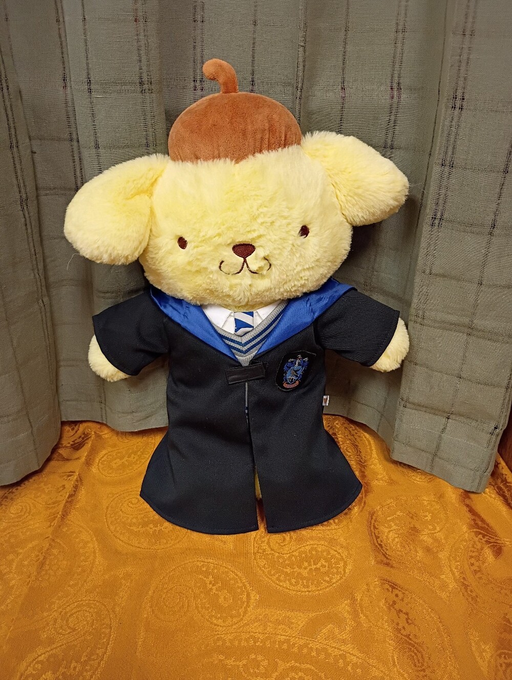 Build A Bear Sanrio Pompompurin W/Harry Potter Robe Outfit And Soundeffects 18"